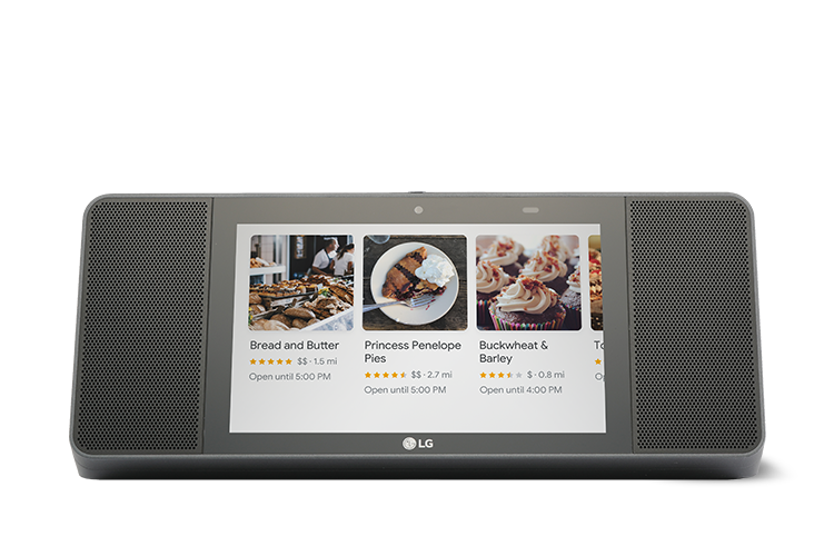 Google Assistant, as seen on a smart display from LG.